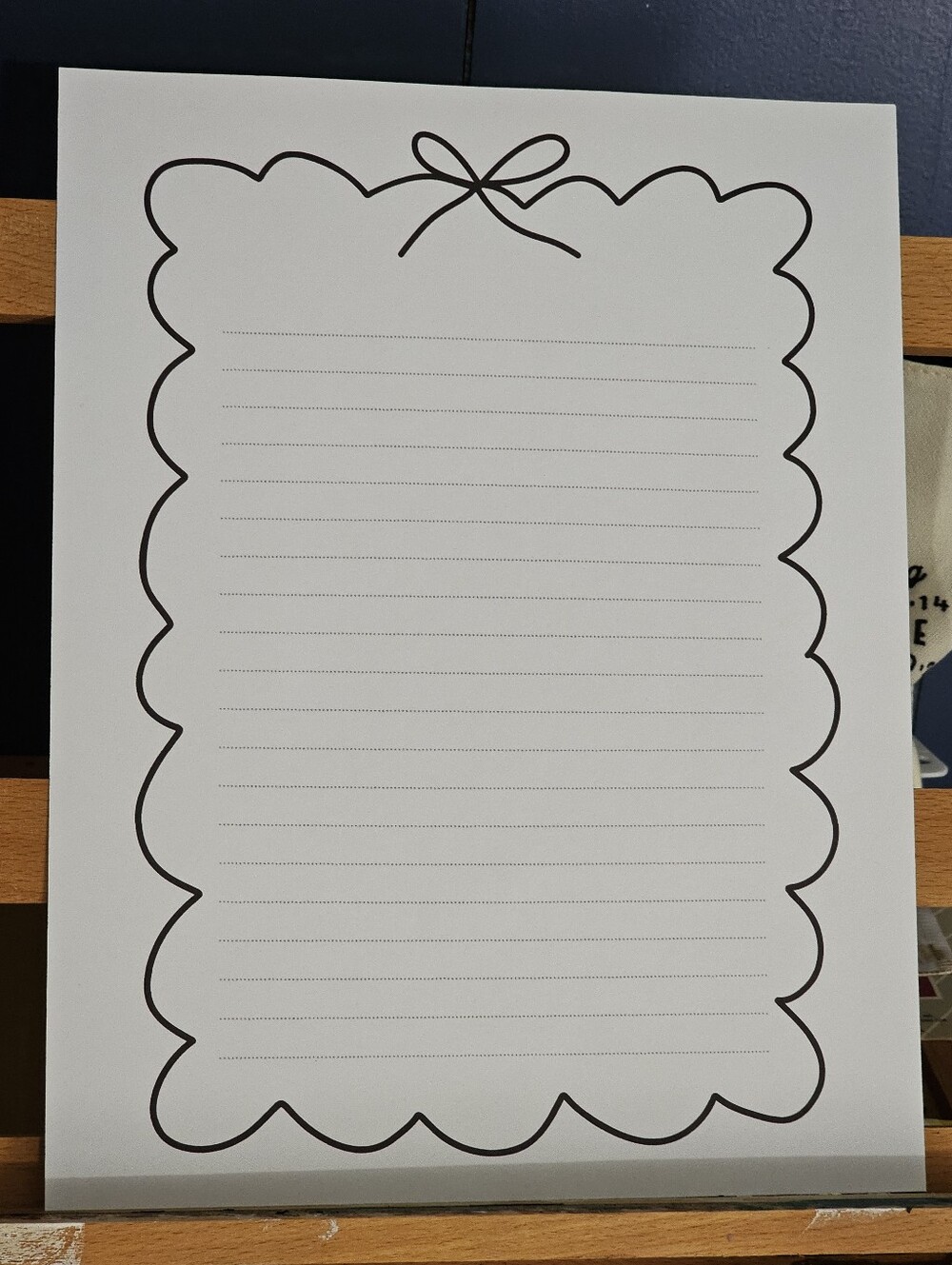Bow Writing Paper